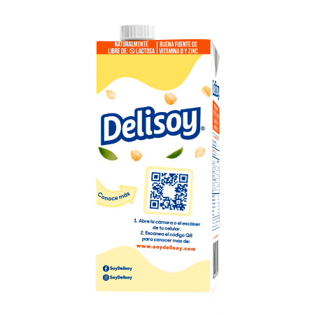 Delisoy Soya Vainilla Reducida en Azúcar - Imagen 2